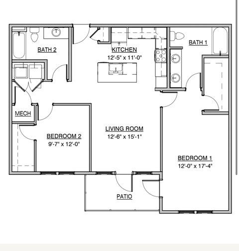 a floor plan of a house